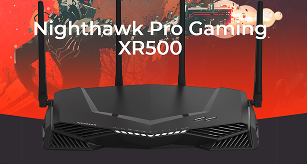 Nighthawk Pro Gaming XR500 Router with DumaOS